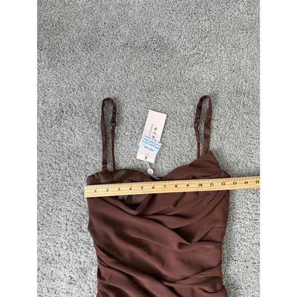 Oh Polly Brown Mini Dress - Picture 4 of 8